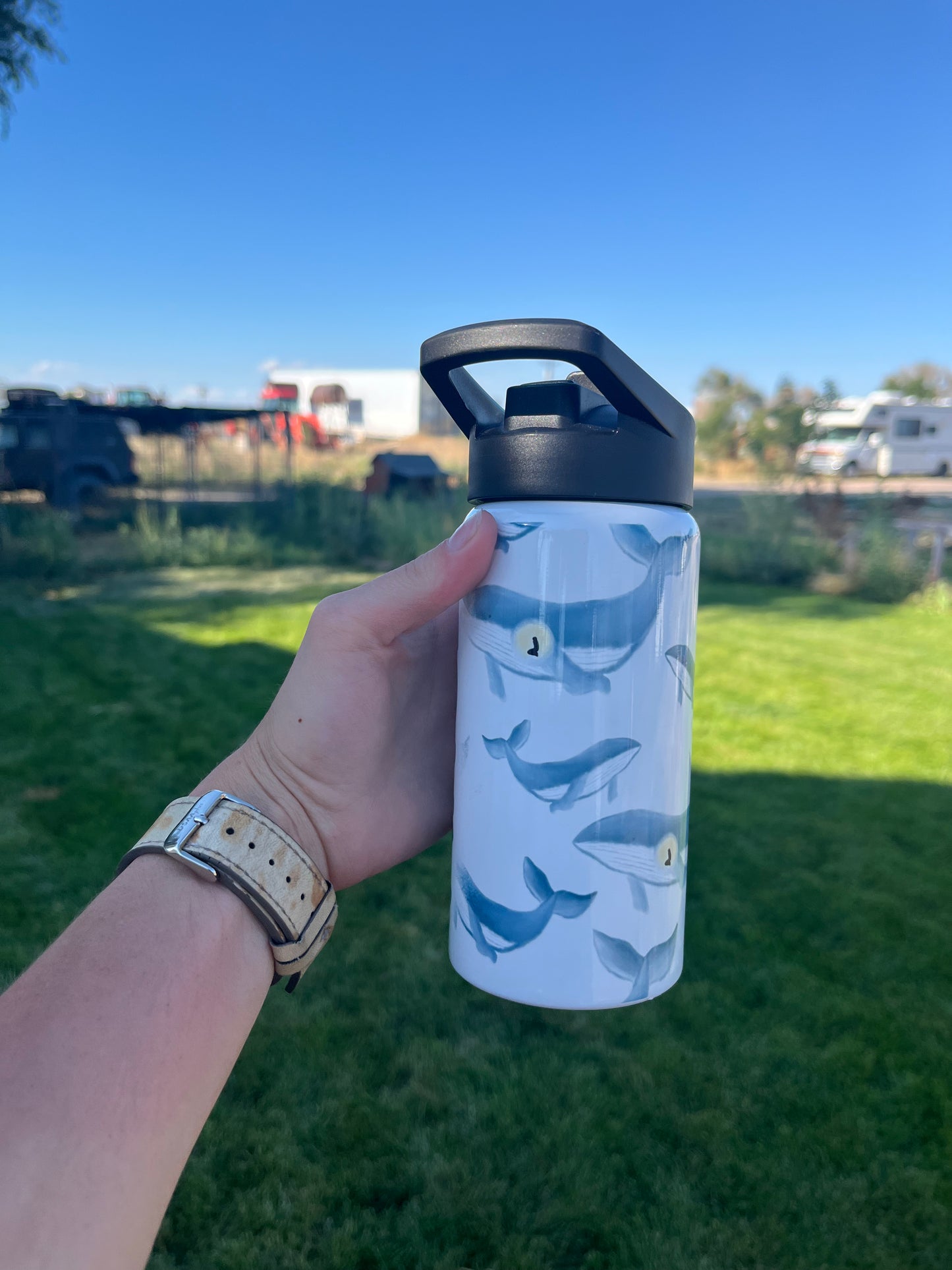 Personalizable Jonah and the Whale Water Bottle