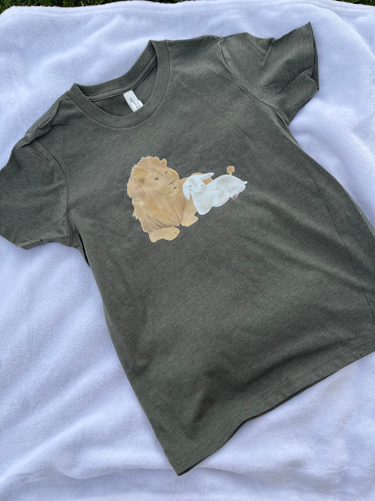 Lion and Lamb Kids T-Shirt