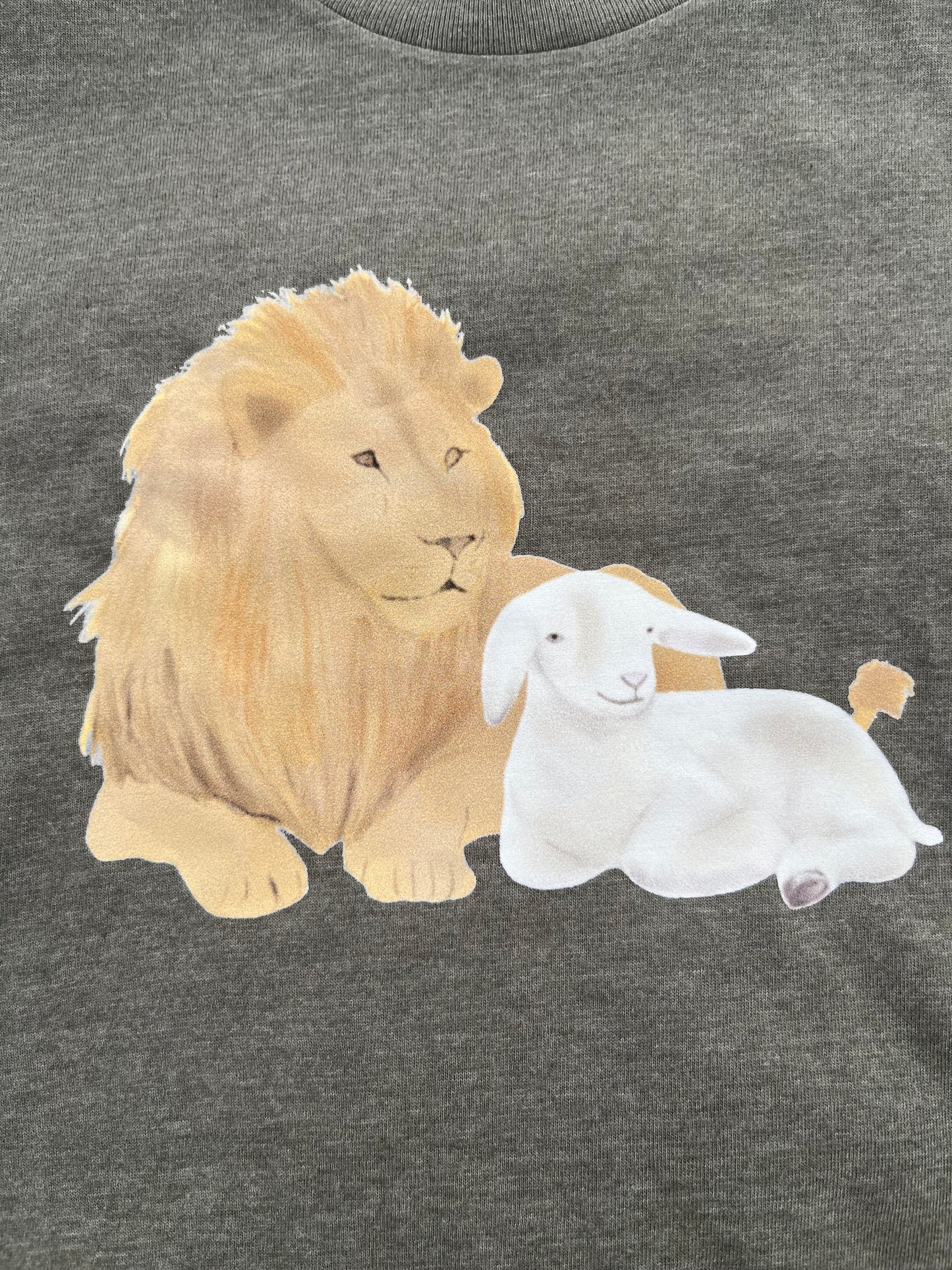 Lion and Lamb Kids T-Shirt