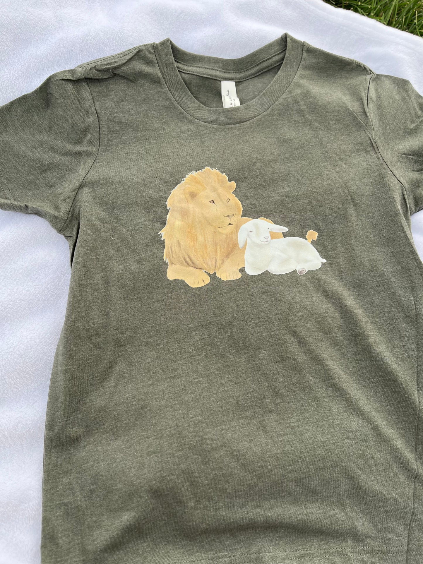 Lion and Lamb Kids T-Shirt